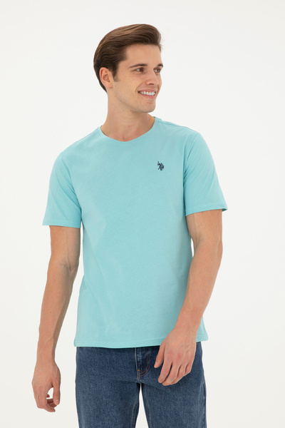 U.S. Polo Assn. Cotton T-shirt with a scoop neck