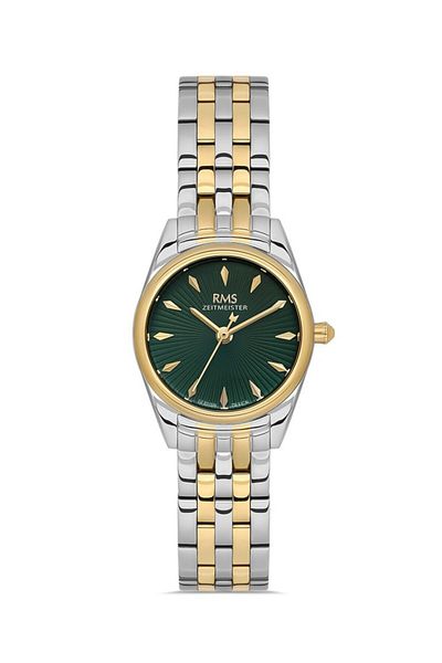 RMS Zeitmeister Rms.1.Ag1507.04 Minimal Design Crystal Glass Steel Cord Steel Case 5 Atm Water Resistant