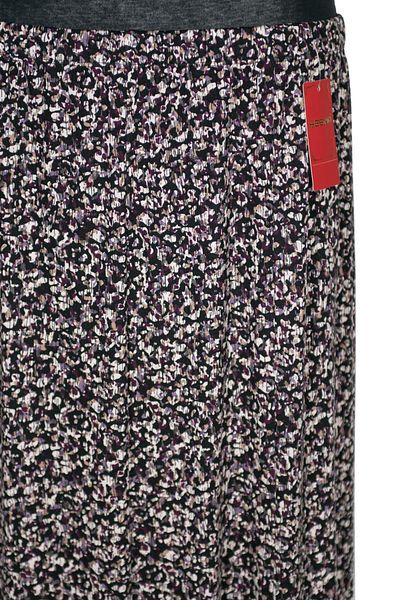 HESNA Women's Betül 8 Piece Elastic Unlined Black Skirt Pattern 50