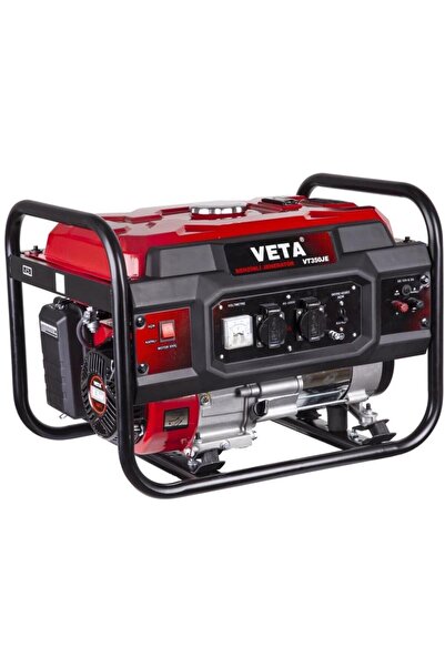 Veta VT350JE5 Monofaze Benzinli Jeneratör Eur5 Motorlu 3.5 Kva İpli
