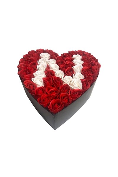 OEM Litera N de la Trandafiri în cutie în formă de inimă, Yupy®