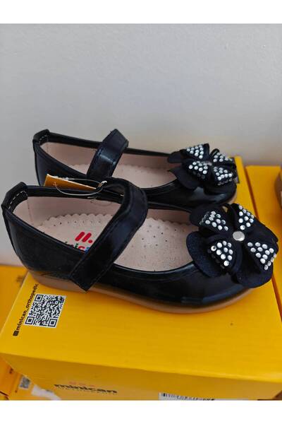 Minican Children's Ballerina Black Patent Leather