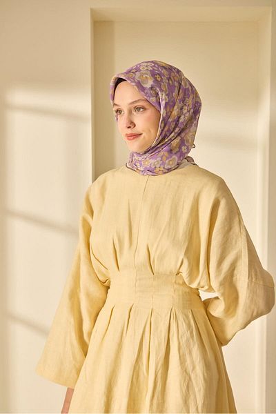 Silk Home Mine Pattern Soft Cotton Scarf