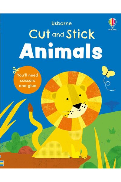 Usborne Children's book, Usborne, Cut and Stick Animals, 3+ years