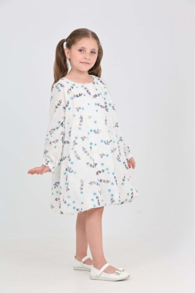 Toontoy Girl's Floral Flounced Dress