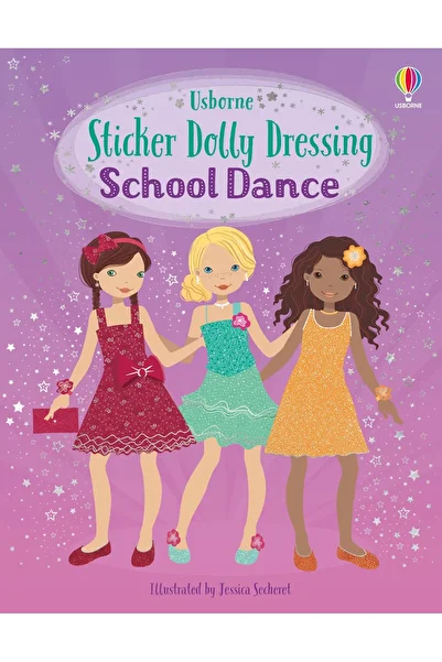 Usborne Children's book, Usborne, Sticker Dolly Dressing School Dance, 5+ years