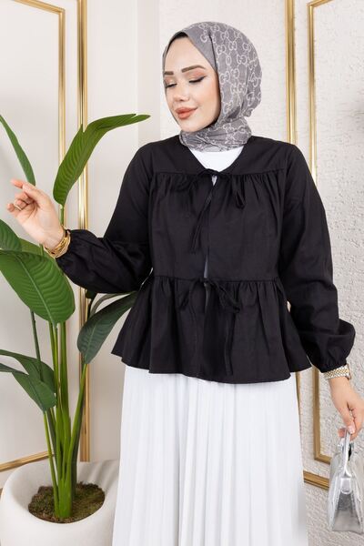 Foremia تونيك برباط أمامي - أسود