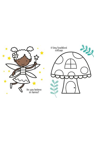 Usborne Children's book - First Colouring Fairies and Pixies