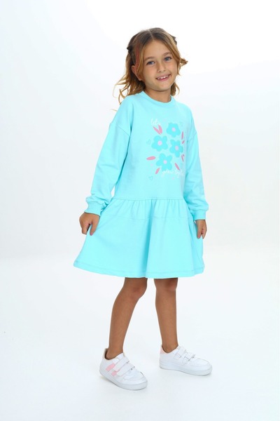 Toontoy Κοριτσίστικο φόρεμα με στάμπα