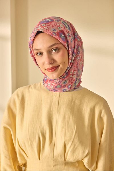 Silk Home Mine Pattern Soft Cotton Scarf