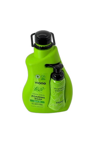 Germag Vione Foam Soap Set with Olive Oil, Delicate Care, Practical Set