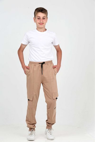 Toontoy Boy's Cargo Pocket Tracksuit Bottom