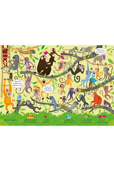 Usborne Children's book, Usborne, Can you Spot? At the Zoo, 4+ years