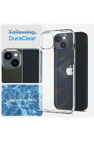 OEM Case for iPhone 14 Plus + 2x Screen Protector, Polycarbonate, Crystal Clear