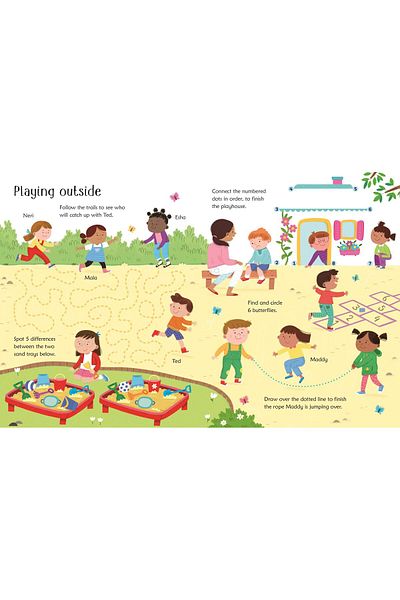 Usborne Children's book, Usborne, Wipe-Clean Starting School Activities, 3+ years