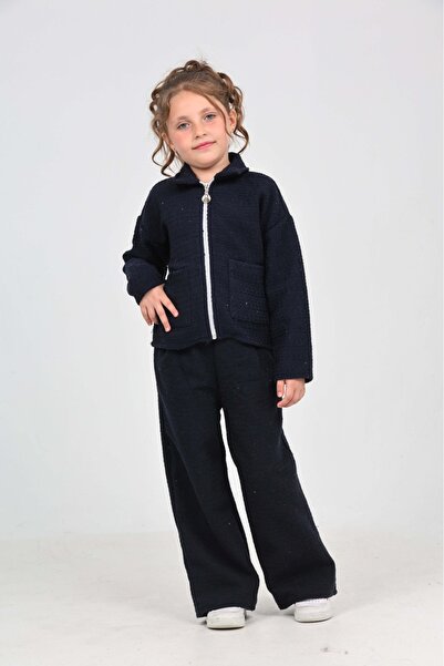 Toontoy Girl's Chanel Tracksuit Set
