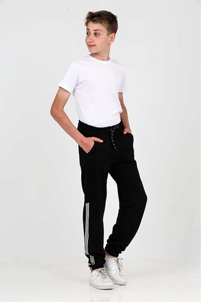 Toontoy Boy's Three Stripe Tracksuit Bottom