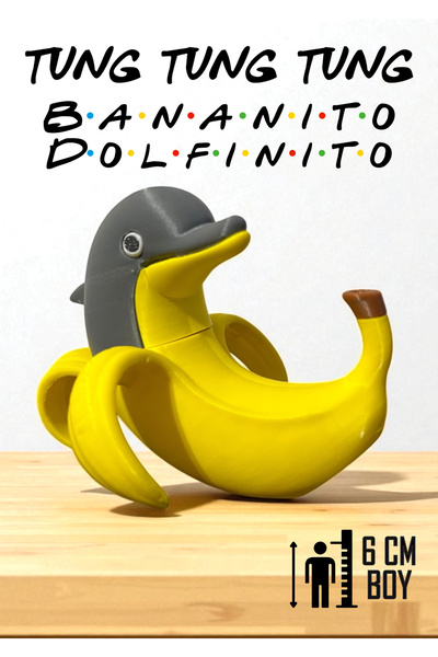 GiginGo Tung Tung Tung Sahur Bananito Dolfinito - Tung Tung Tung Sahur Brainr...