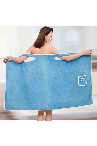 ORGANICYOU CHENGDU 1 adet Kadın Lüks Yumuşak Emici Bornoz - 300g/㎡ Kalın Peluş Bornoz ile Sevimli Düğme