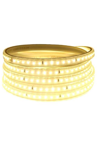 SDX Market SMD 5050 Strip Light Hose, 10 m 600 LEDs, Warm White, with power supply included