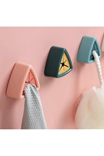 Generic Blue Coral Towel Holder (3 PCS) Sucker Wall Rack Washing Cloth Rag Ho...