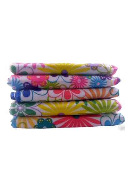 Generic منشفة تنظيف بايجين كلورفول، 28 × 28 سم. لكل عبوة 5 قطع للمطبخ والسيار...