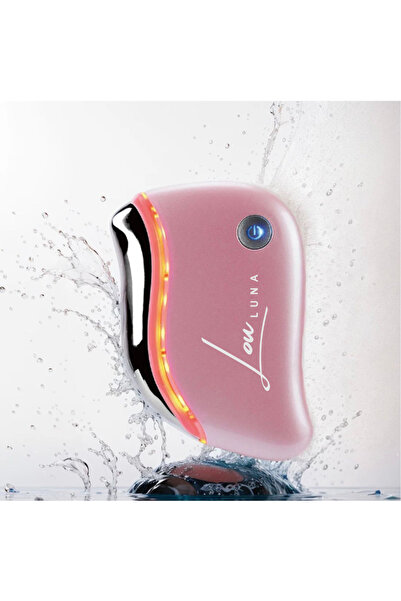 Louluna Aparat Tratament Facial Gua Sha, Dispozitiv Masaj, Antirid, Lifting, Remodelare Faciala, Tonifiere