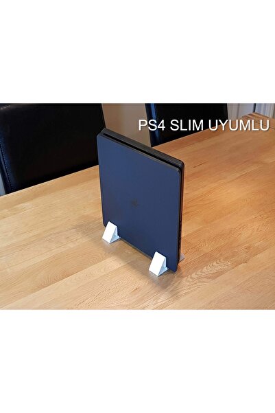Filkorium3D PS4 SLİM DİKEY Uyumlu STAND - PLASTİK PLAYSTATİON 4 SLİM STAND - ...