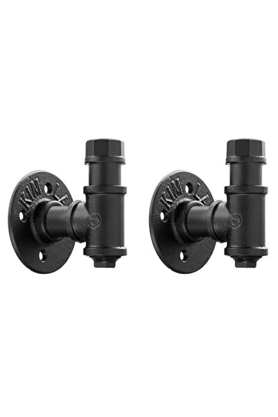 Generic مجموعة من قطعتين من خطافات تعليق أردية الحمام والمناشف العتيقة من إلي...