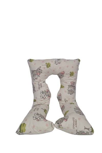 OEM Pregnancy pillow, Ema, multifunctional, 3 in 1, U-shaped, Sweet Elephant model, 135x75 cm