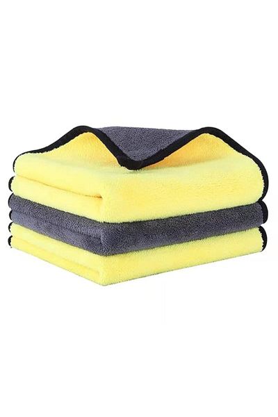 Generic Generice Multipurpose Plush Premium Microfiber Cleaning Cloth Towel, Dual-Sided Car Washing and Det