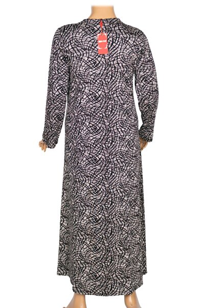 HESNA Women's Bunch Plus Size Cup-To-Cup Brown Dress D84