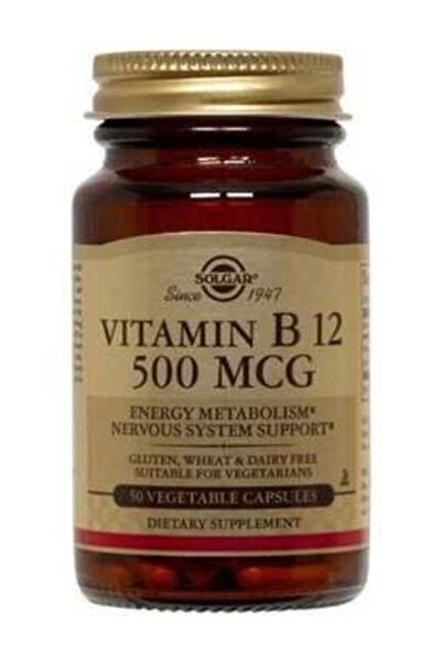 Solgar Vitamin B12 500 mcg 50 Kapsül