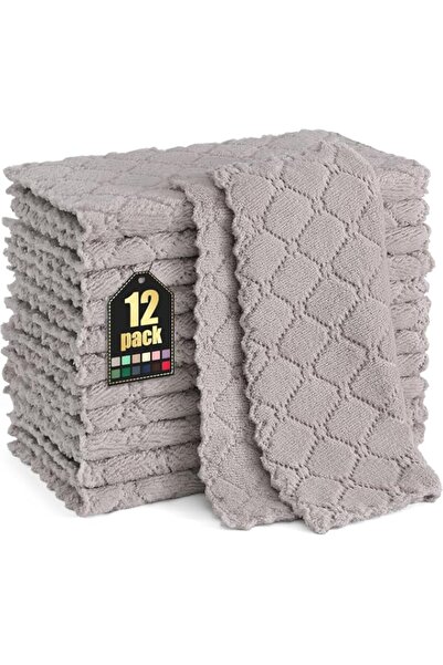 Generic مناديل تنظيف أطباق المطبخ من هوماكسي، عبوة من 12 قطعة (10 × 10 بوصات،...