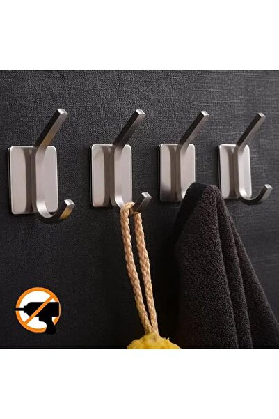 Generic Adhesive hooks, heavy duty for Kitchen/Bathroom/Room-Self Adhesive Ru...