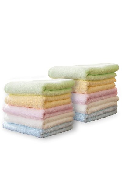 Generic مجموعة مناشف يوفوس الفاخرة، 10 قطع، مناشف استحمام للأطفال للحمام والف...