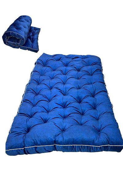 Gerenic Luxury cotton mattress and coverlet with ideal dimensions (180 cm x 90 cm x 10 cm) for home, camps and rest houses