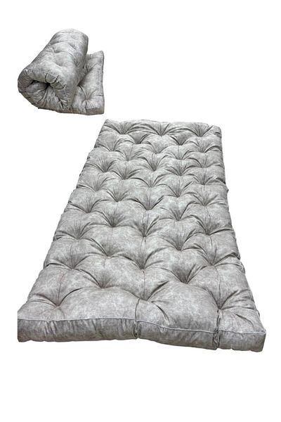 Gerenic Luxury cotton mattress and coverlet with ideal dimensions (180 cm x 90 cm x 10 cm) for home, camps and rest houses