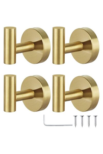 Generic Homagic Towel Hooks Bathroom Coat Hook Robe Hook Stainless Steel Heavy Duty Door Hanger Towel Robe