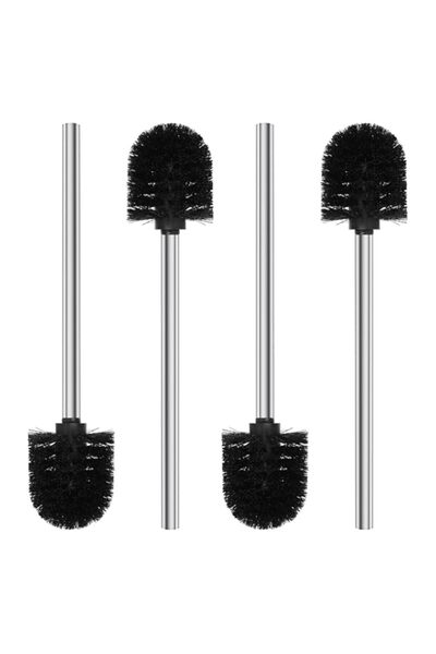 Generic TOPSKY Toilet Brush Set of 4 - Stainless Steel Toilet Bowl Brushes wi...