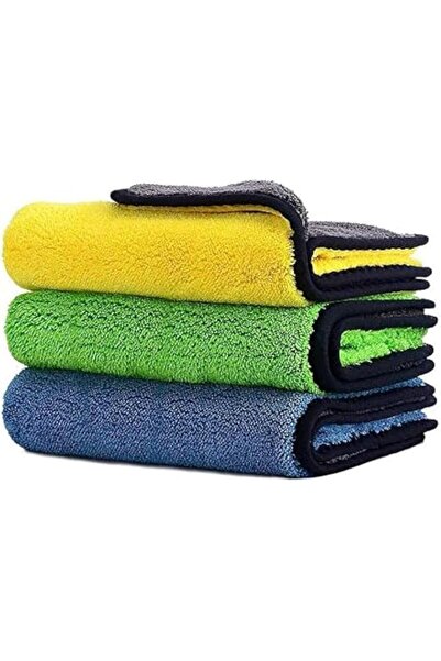 Generic مناشف من الألياف الدقيقة للسيارة والمنزل والمطبخ والزجاج وتجفيف وتنظي...
