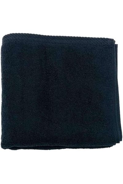 Generic BYFT Iris (Black) Luxury Hand Towel (50 x 100 Cm-Set of 2) 100% Combed Cotton, Highly Absorbent and