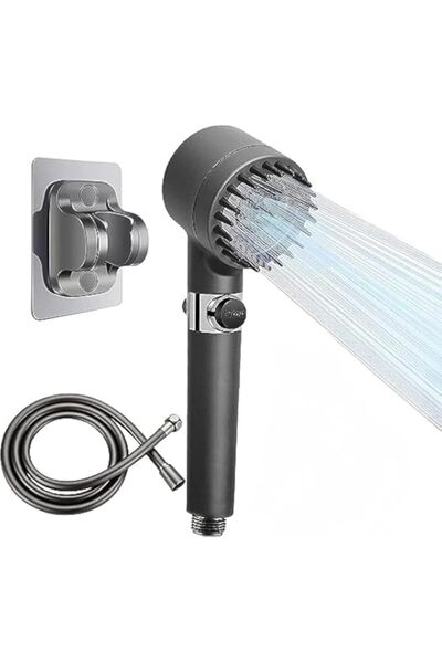 Generic رأس دش فلتر دش Aukomer، فوهة دش عالية الضغط، مجموعة دش محمولة مع تدلي...