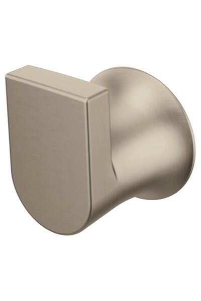 Generic Moen Genta Brushed Nickel Modern Single Robe Hook, BH3803BN