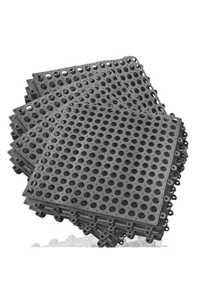 Generic بلاط تصريف متشابك من EVANCENT، عبوة من 16 قطعة، مقاس 12 بوصة × 12 بوص...