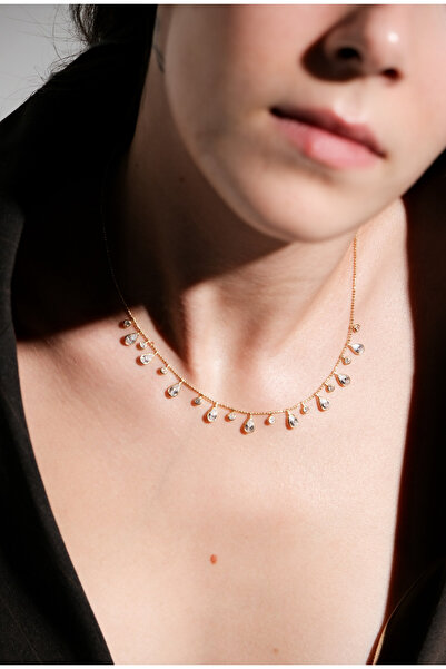 For Us Jewelery and More 925 ayar gümüş | Raindrops kolye