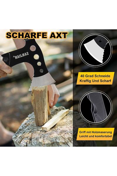 OEM Mini multifunctional camping axe 22.5 cm