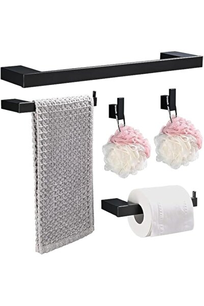 Generic مجموعة أدوات الحمام كونيري، مجموعة إكسسوارات الحمام تتضمن قضيب برج مقاس 16 بوصة وحلقة منشفة وسحب