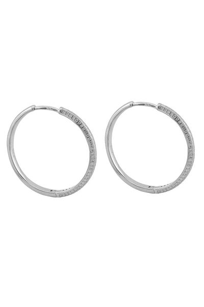 Bijuteria SORELLY Cercei Argint Eternity Hoops 2.6cm