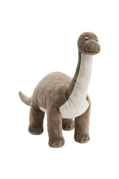 OEM Stuffed toy, dinosaur, Brontosaurus, 45 cm, cream